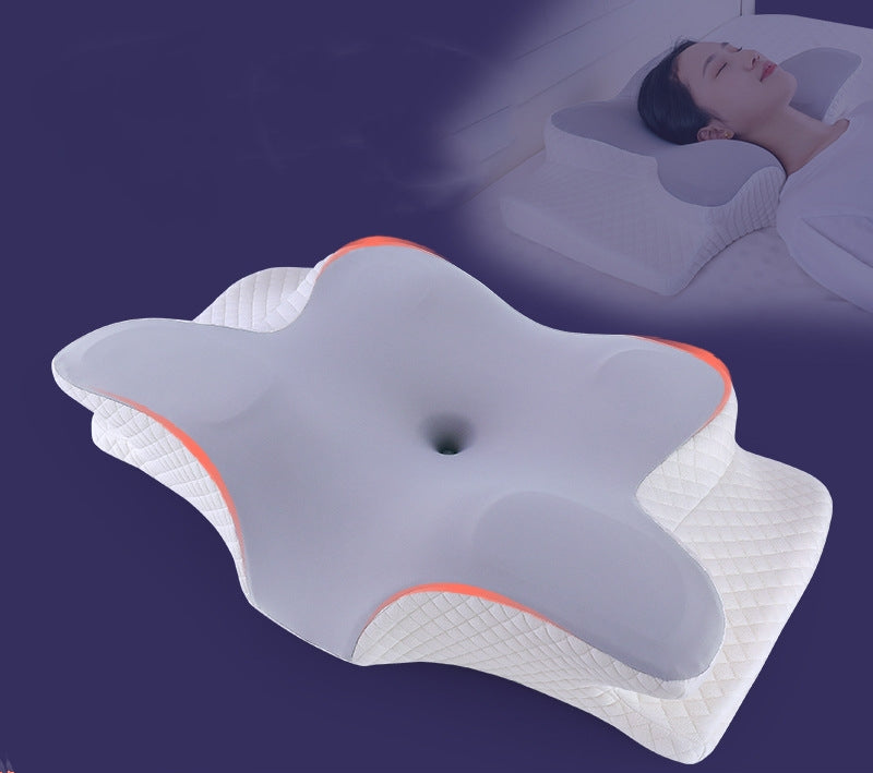 Sleep Easy Contour Memory Foam Pillow — Side & Back Sleeper Support
