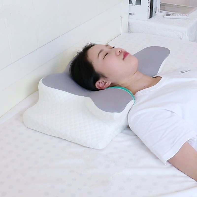 Sleep Easy Contour Memory Foam Pillow — Side & Back Sleeper Support